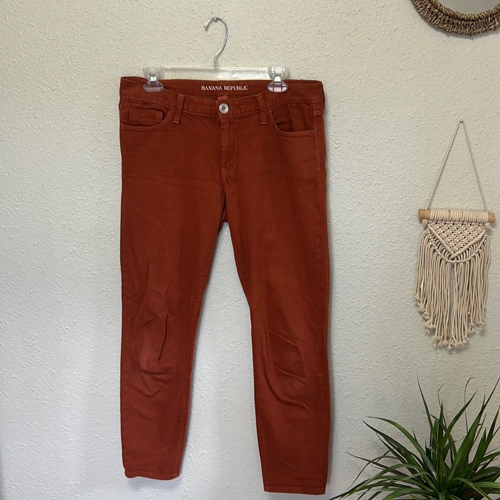 Banana Republic Rust Skinny Jeans